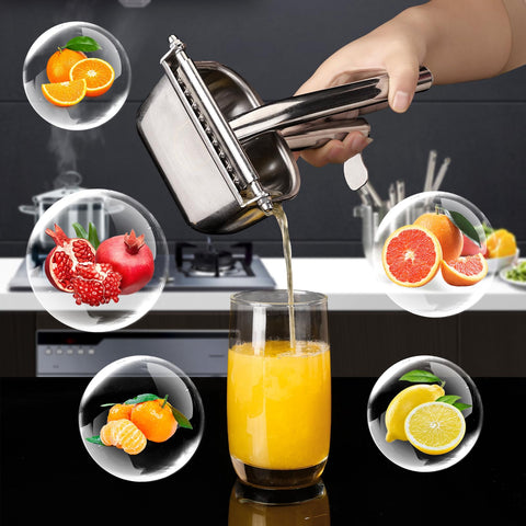 KYACHITOS large lemon squeezer side view highlighting ergonomic handle for comfortable grip