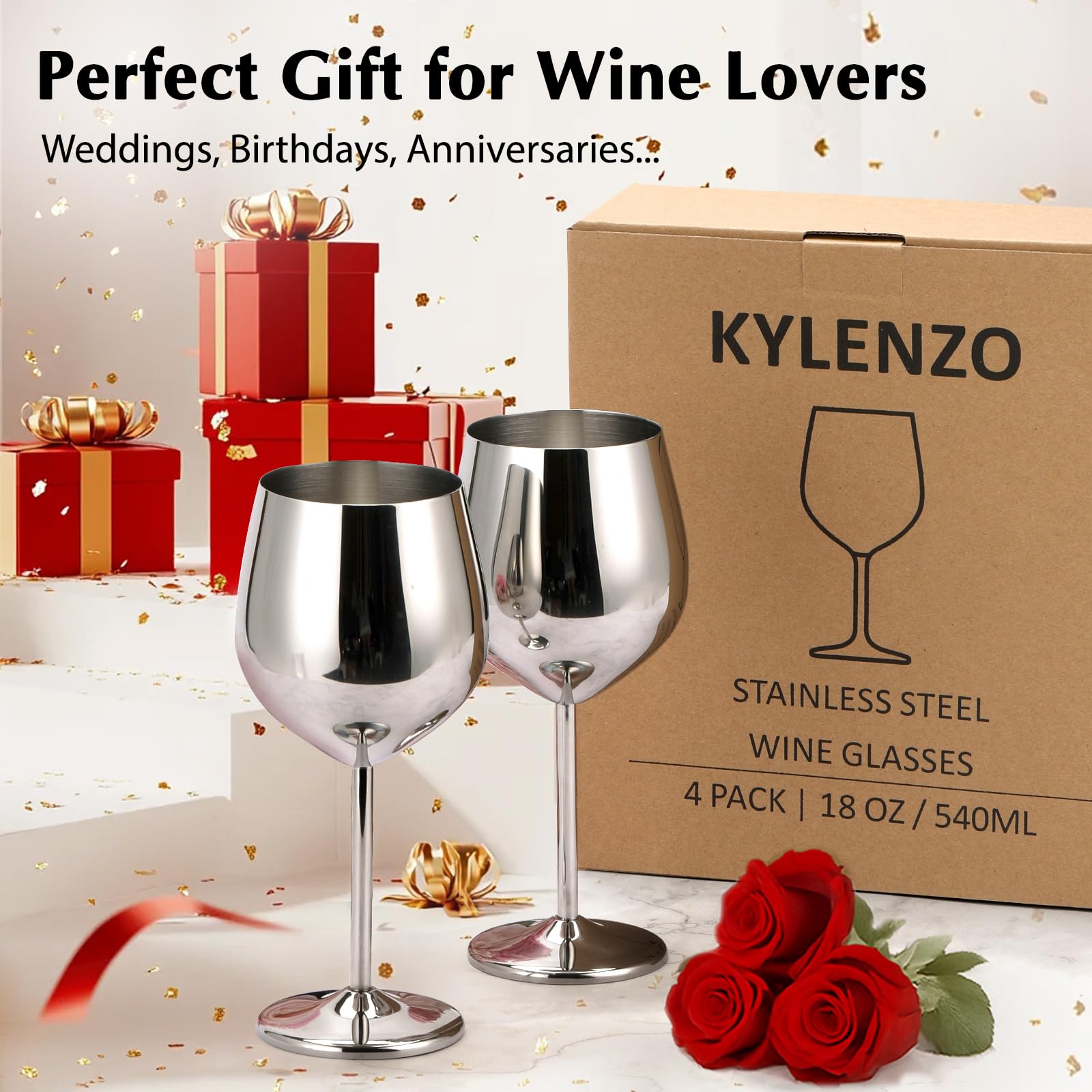 Kylenzo close-up of durable stainless steel surface