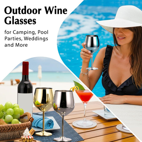 Kylenzo wine glasses keep drinks cold during event