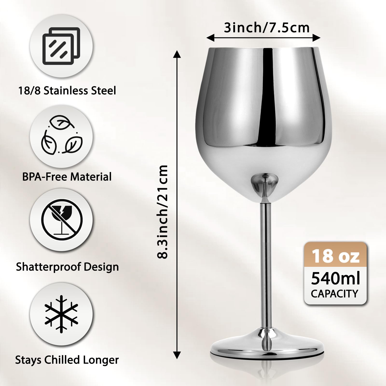 Kylenzo outdoor wine glasses in use beside campfire