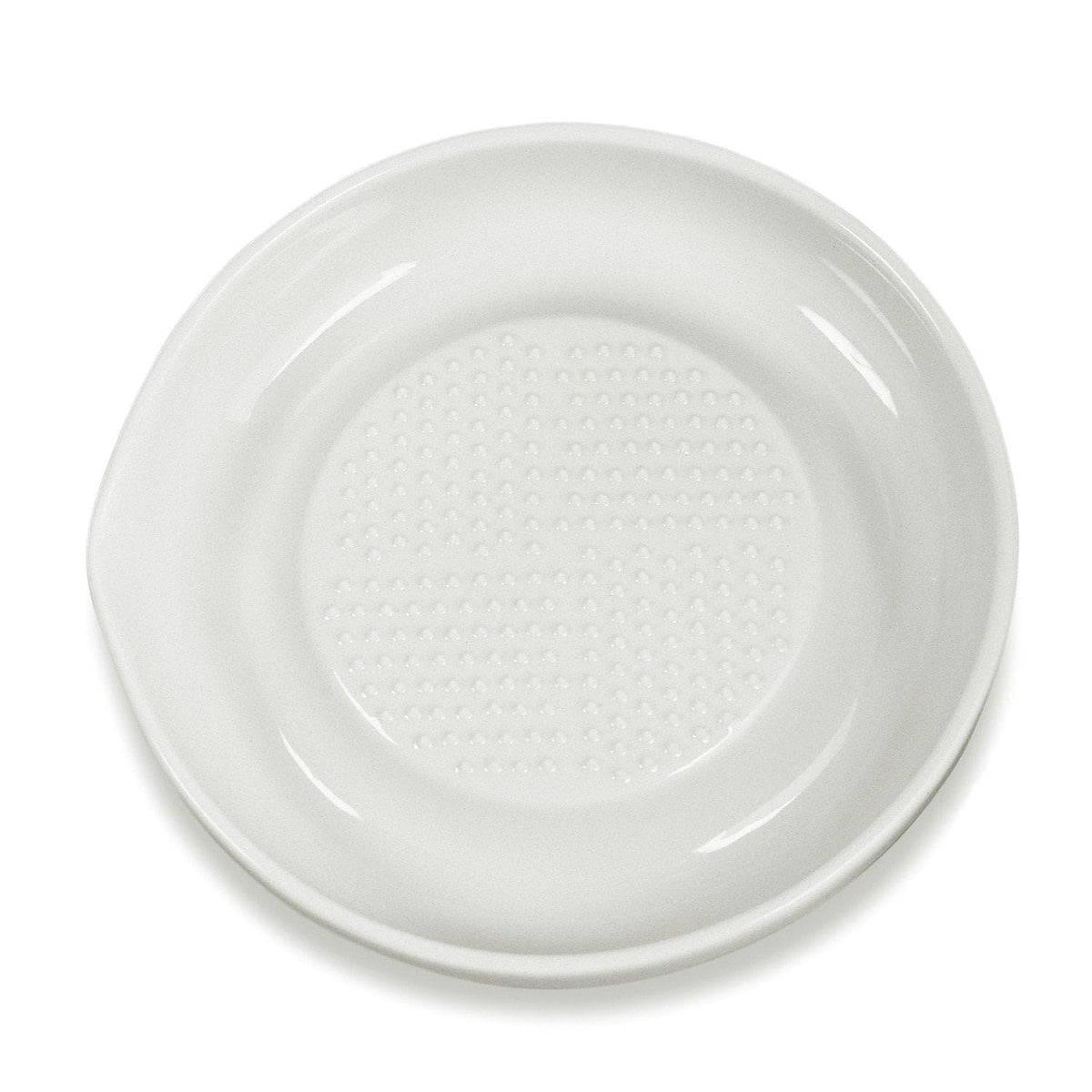 KYOCERA 6.5-inch ceramic ginger grater close-up, sharp teeth for easy ginger prep