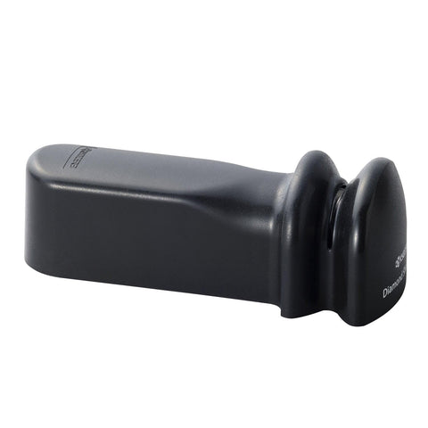 KYOCERA diamond wheel sharpener close-up with 1000 grit edge refresh for ceramic knives
