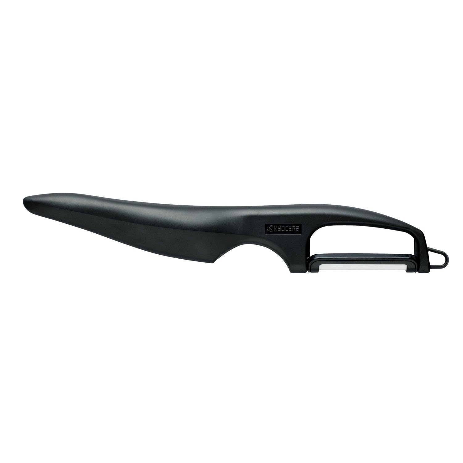 KYOCERA ergonomic, lightweight handle enables comfortable, versatile peeling.