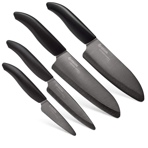 Kyocera Revolution 6-inch chef-santoku knife with ergonomic handle for precise cutting