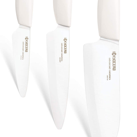 Kyocera Revolution paring knife ideal for garnishing soft produce.