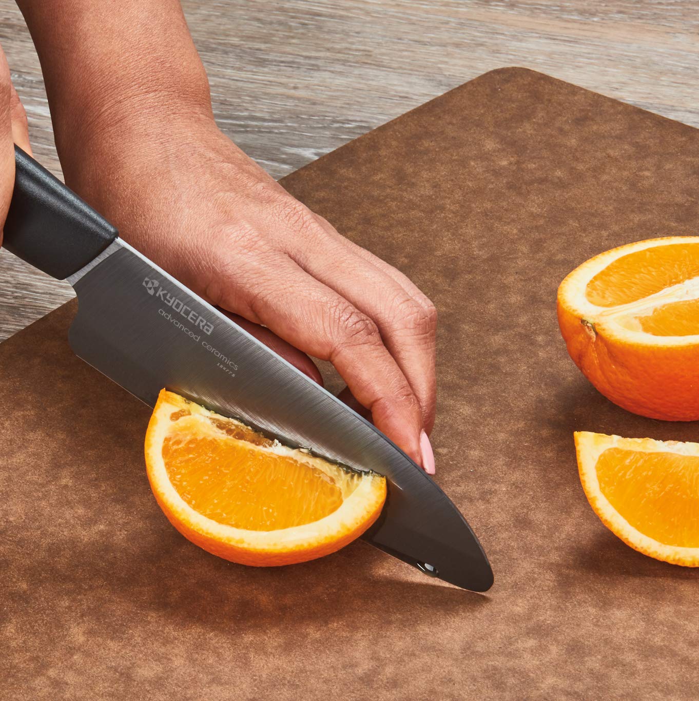 Kyocera Revolution ergonomic handle design for comfortable long use