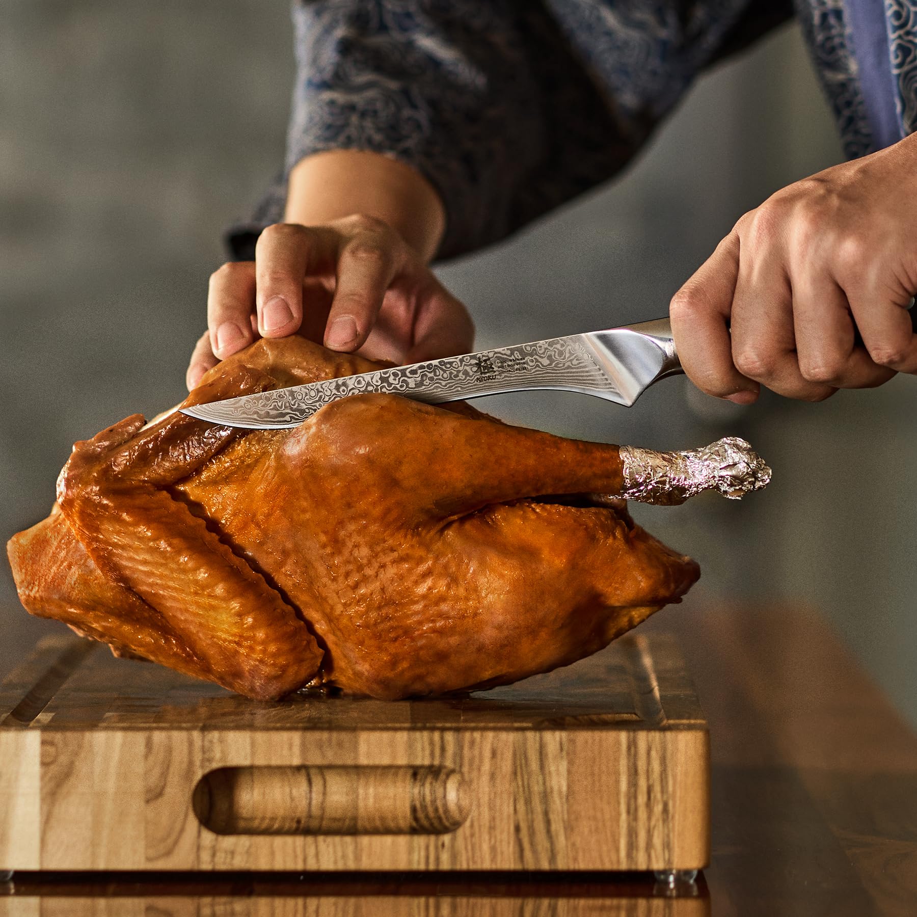 KYOKU boning knife case included for secure transport and storage.
