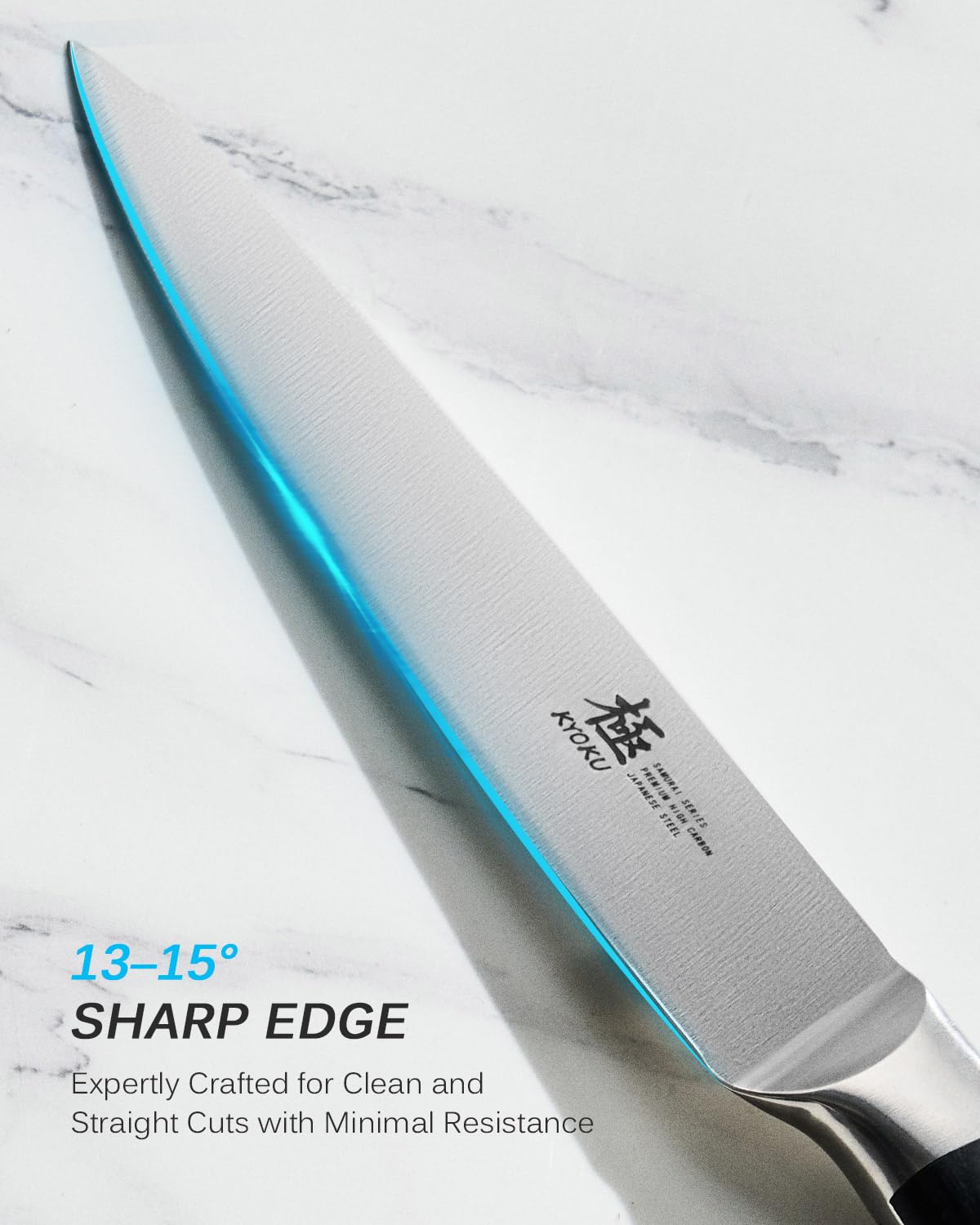 KYOKU Samurai 5in knife full tang balance for steady control