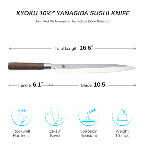 KYOKU Samurai cryogenically treated steel highlights durability and edge retention.