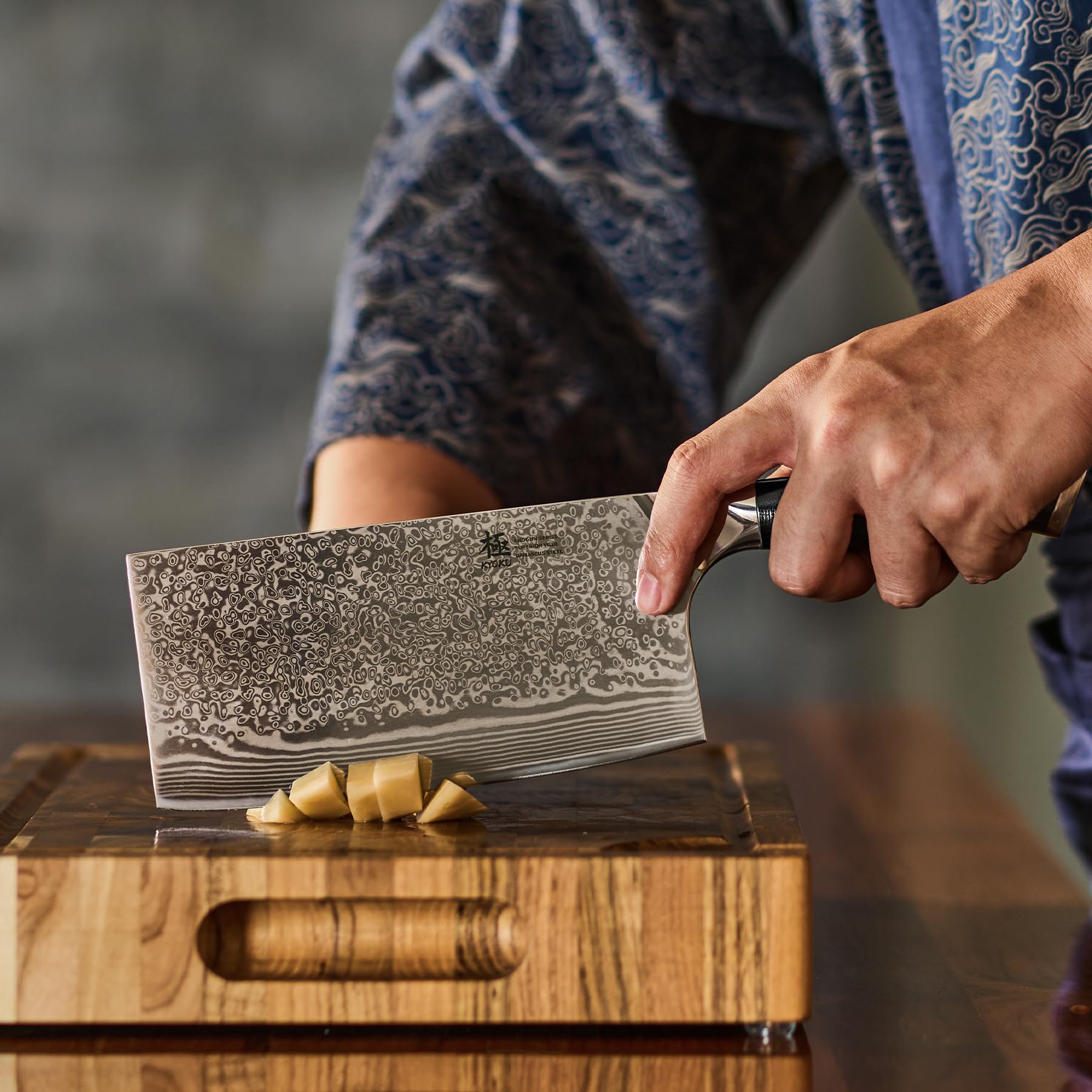 Protective sheath included with KYOKU Shogun 7-inch cleaver