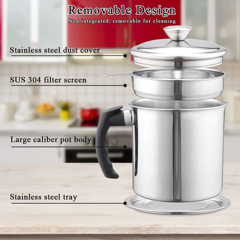 Kyraton ergonomic easy-grip handle for comfortable pouring.