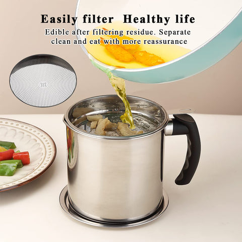 Kyraton fine mesh filter for effective separation of solids.