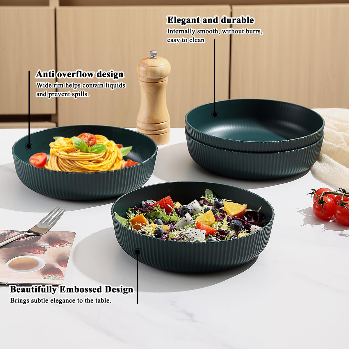 Kyraton bowls outdoor dining; rugged and versatile for picnics.