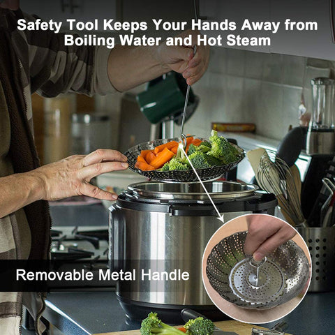 KZNXCVI safety hook keeps hands away from boiling water and steam for safer handling.