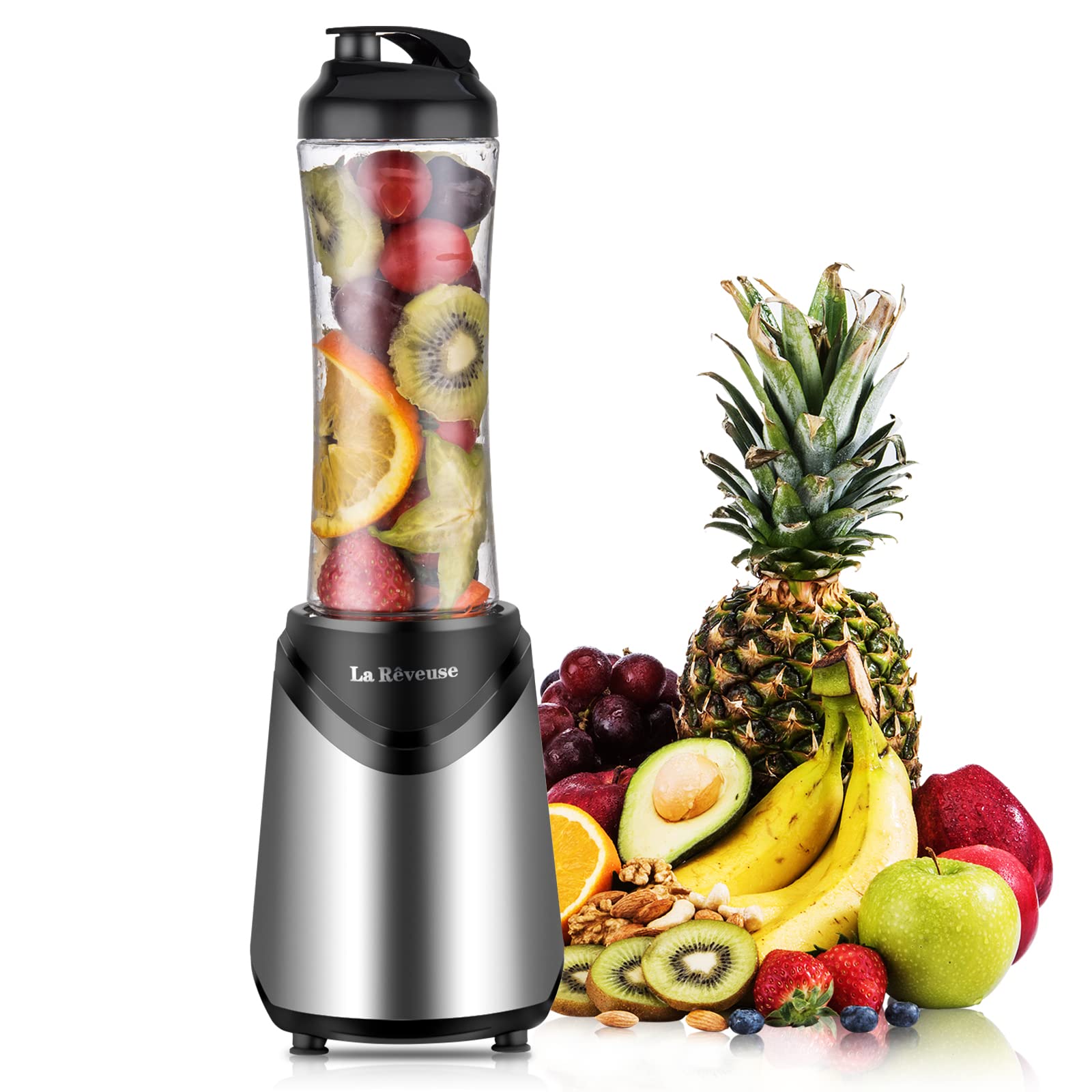 La Reveuse licuadora 300W para smoothies, energía rápida en casa