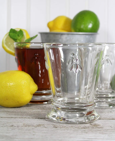 La Rochere dishwasher-safe tumbler shown for easy cleanup after meals.