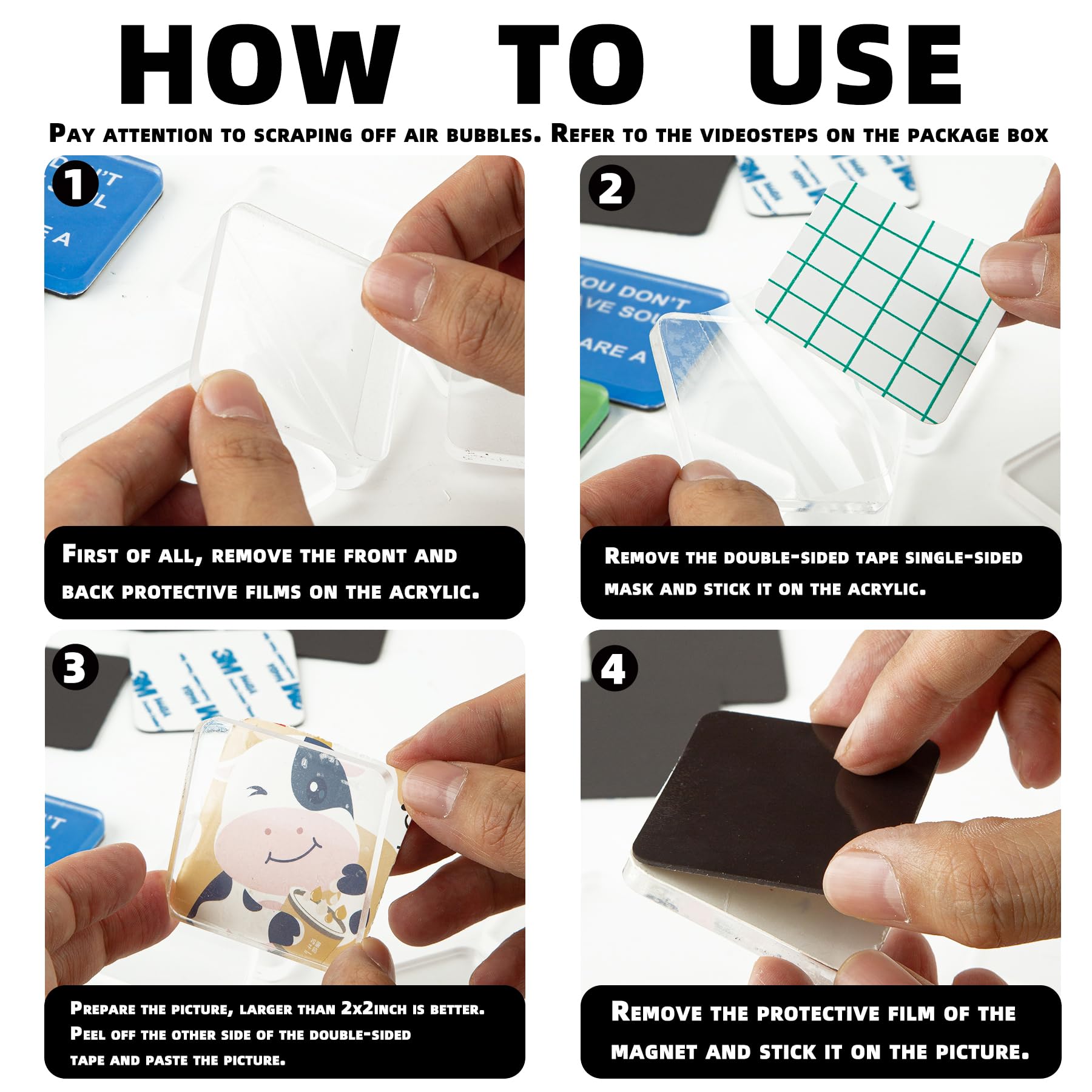 La Sheer step-by-step video guide helps beginners craft polished magnets at home