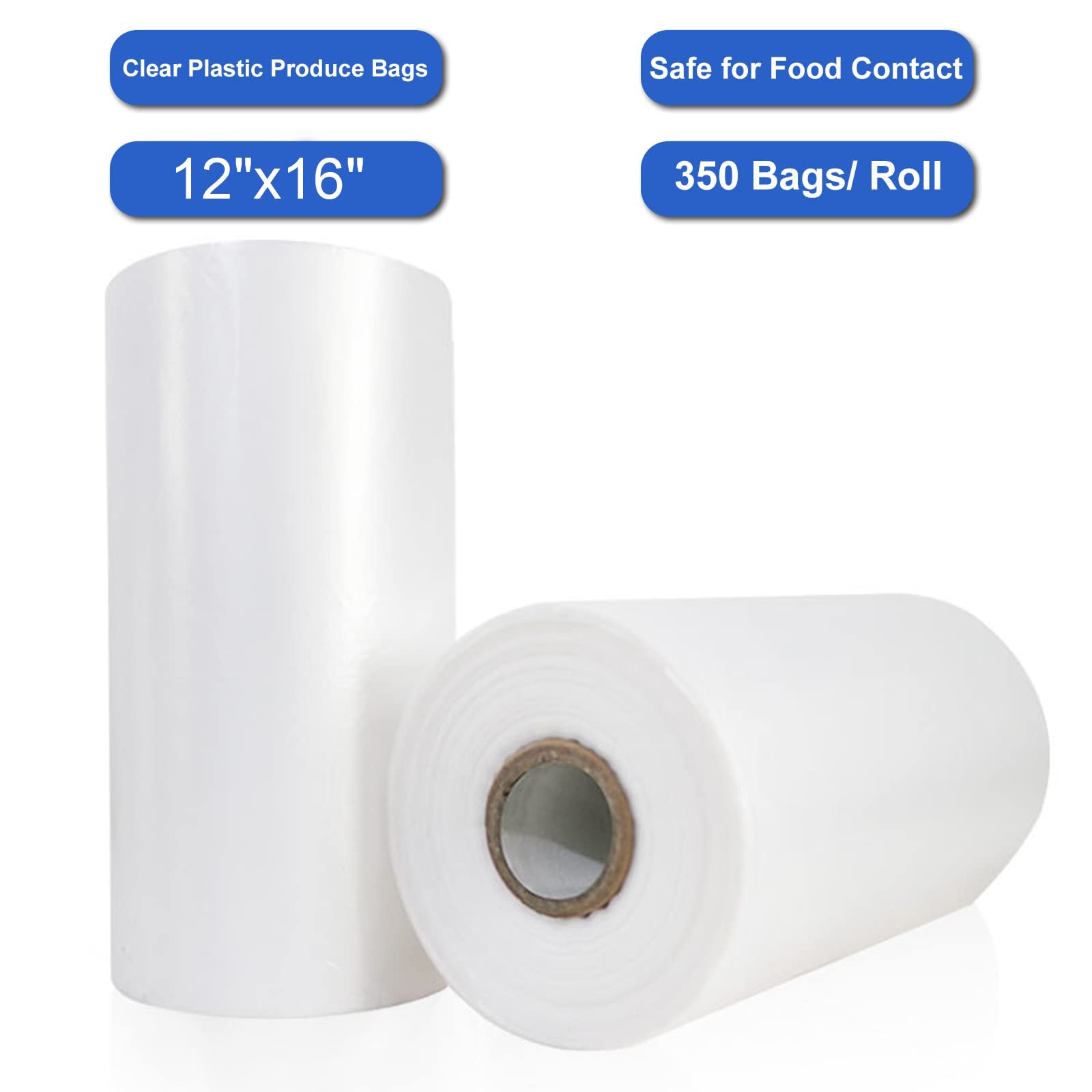 LabelMore perforated roll edge enables easy tearing and dispensing