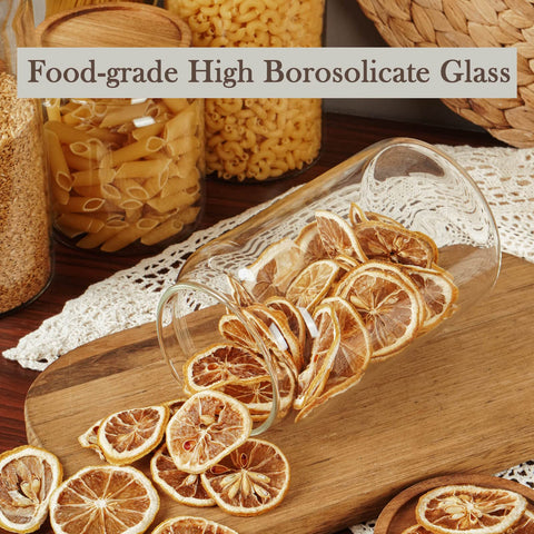 Labina glass jar suitable for liquids like wine, honey, or vinegar