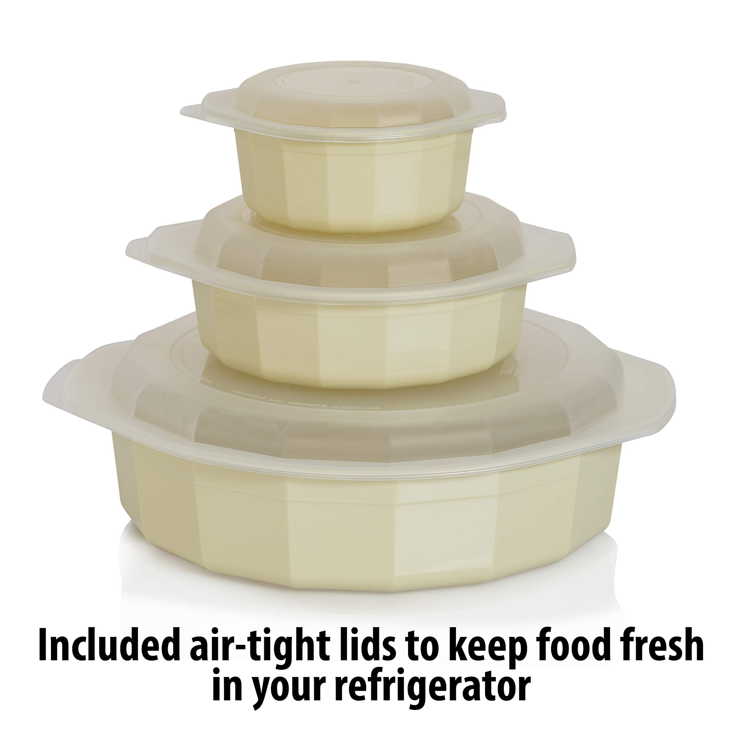 White LaCuisine 18pc set adds modern style to kitchens