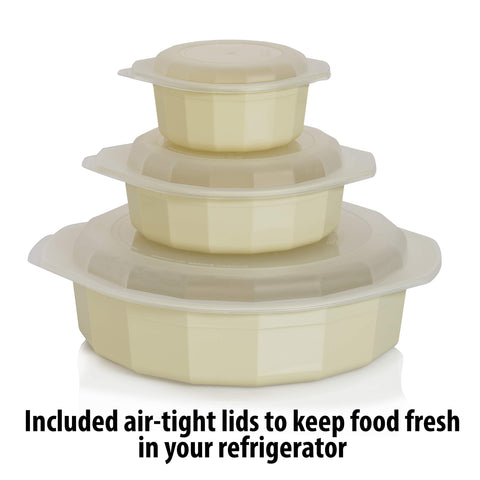 White LaCuisine 18pc set adds modern style to kitchens