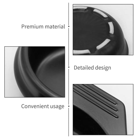 Laffoonparts ceramic bowl retains heat to keep dishes warm.