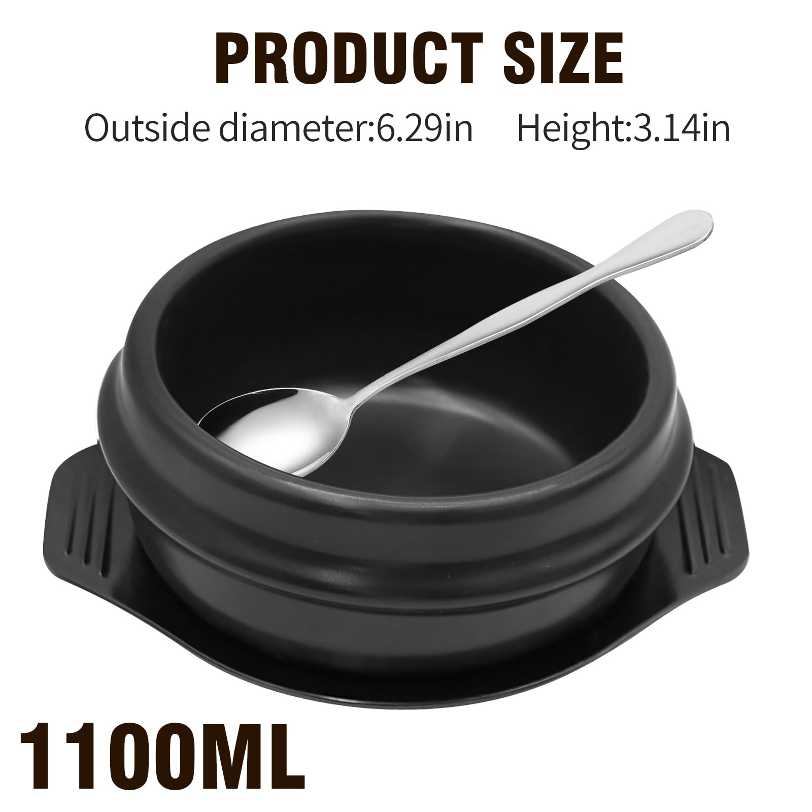 Laffoonparts stainless steel spoon complements the set for serving.