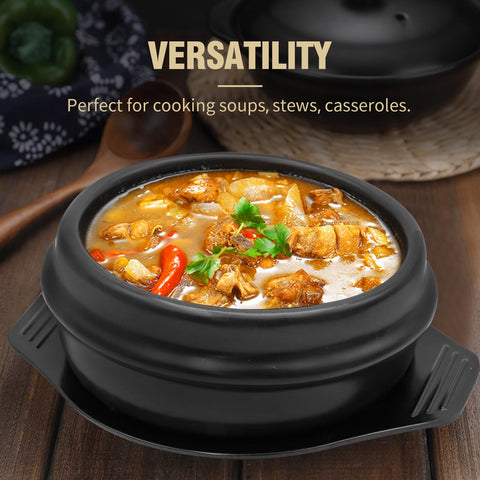 Laffoonparts stone bowl close-up highlights smooth ceramic surface for easy cleaning.