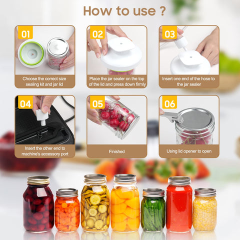 Lafinynp adapter bridges compatibility with common vacuum sealers.