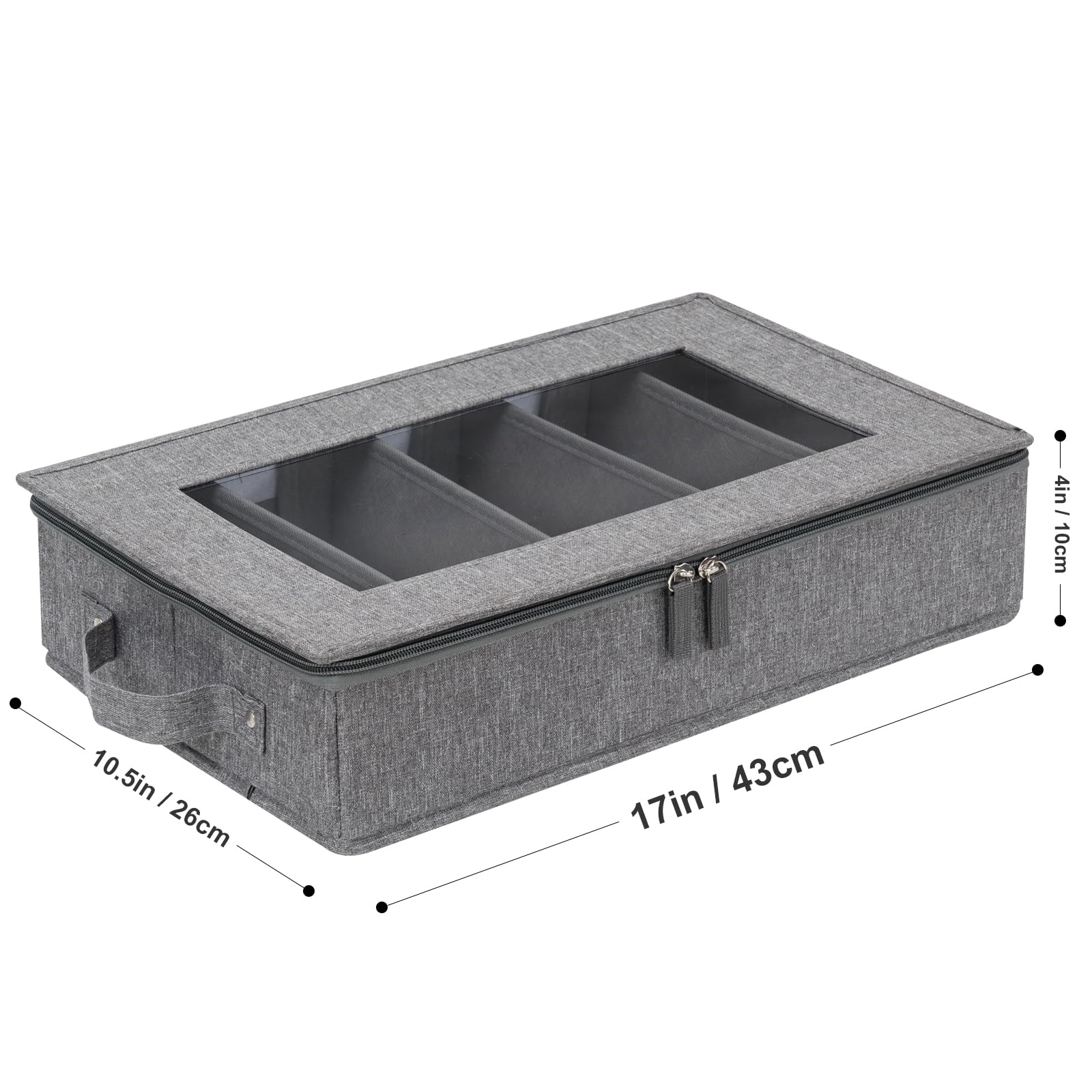 Lafulling flatware storage with dustproof lid protecting utensils from dust