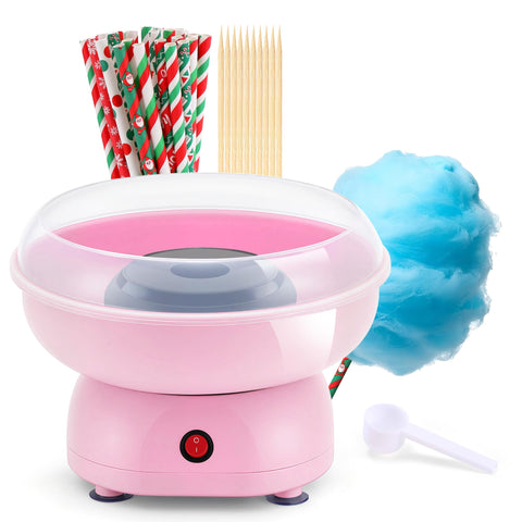 LAICAIO cotton candy machine pink front view for vibrant party treats