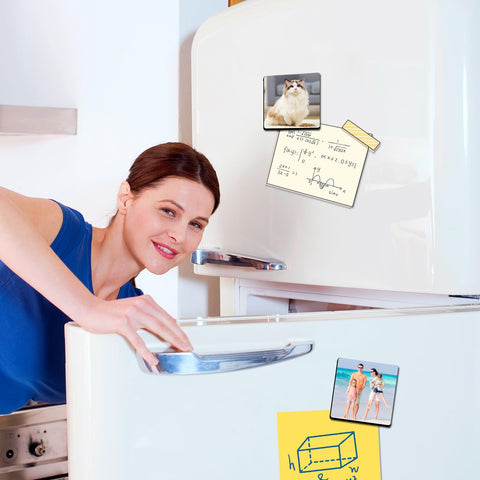 LaiHiulaan bright-coated blanks deliver vivid prints on kitchen magnet displays