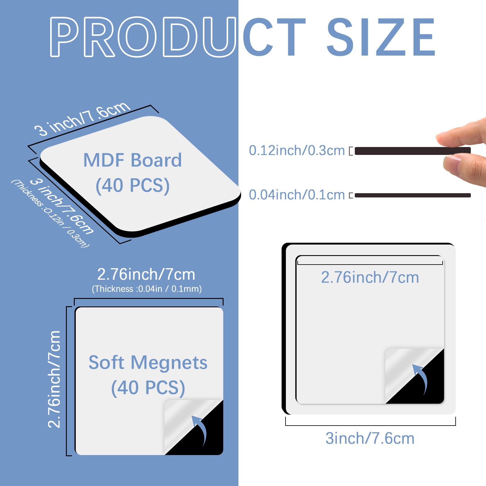 LaiHiulaan soft magnetic pieces with strong attraction for secure fridge magnets