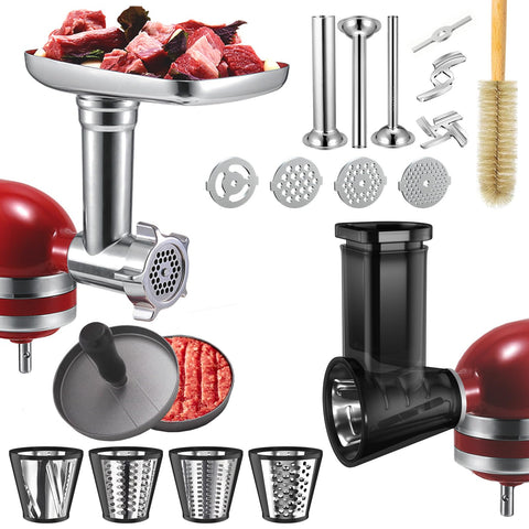 LAISGOO meat grinder attachment for KitchenAid expands meal prep options.