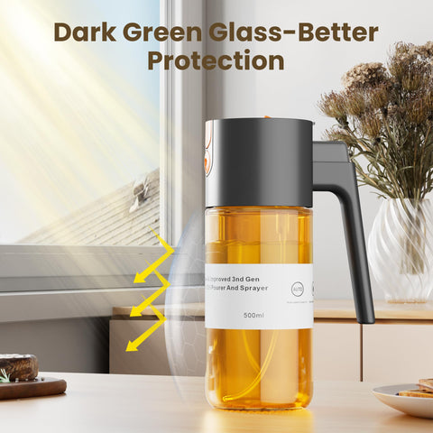 LAKUMIQI leak-proof design prevents countertop mess during use