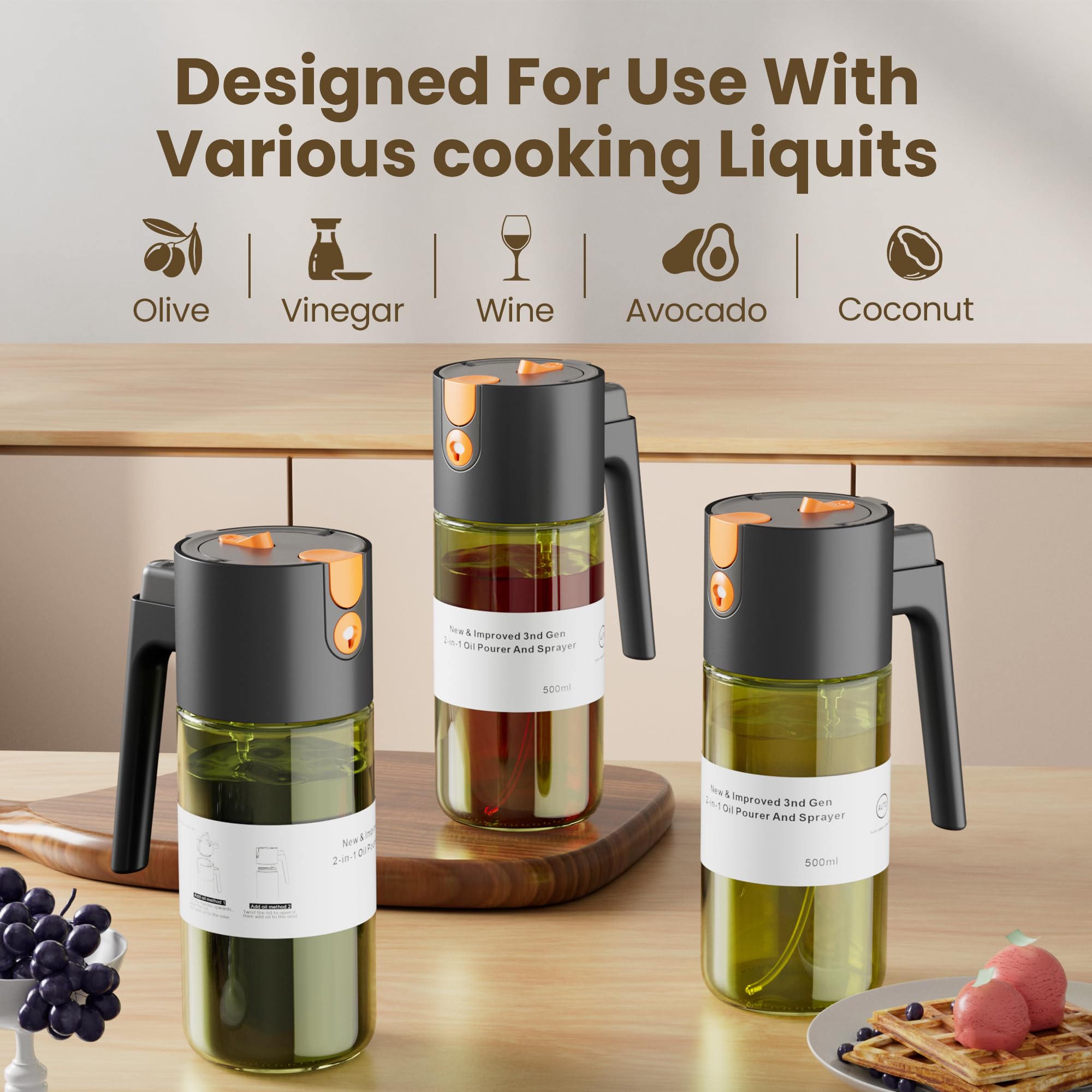 LAKUMIQI silicone tubing and sediment filter ensure clean, pure dispense