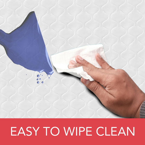 LAMINET vinyl surface cleans easily with a damp cloth.