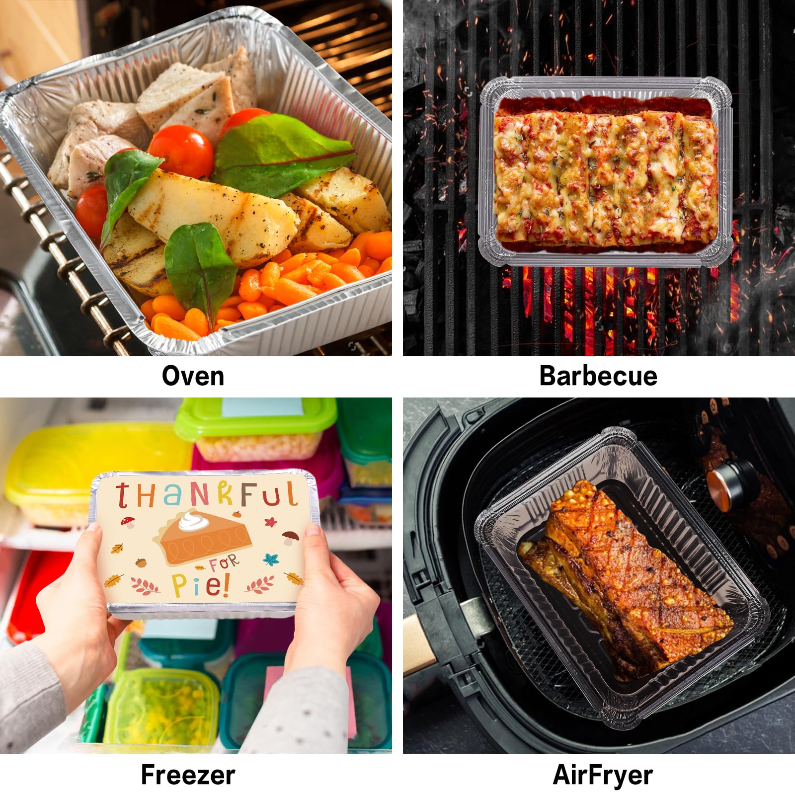 Lamparty oven-safe leftovers containers for easy reheating after a party