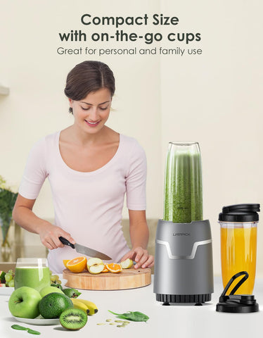 LAMPICK complete blender set with accessories and recipes.
