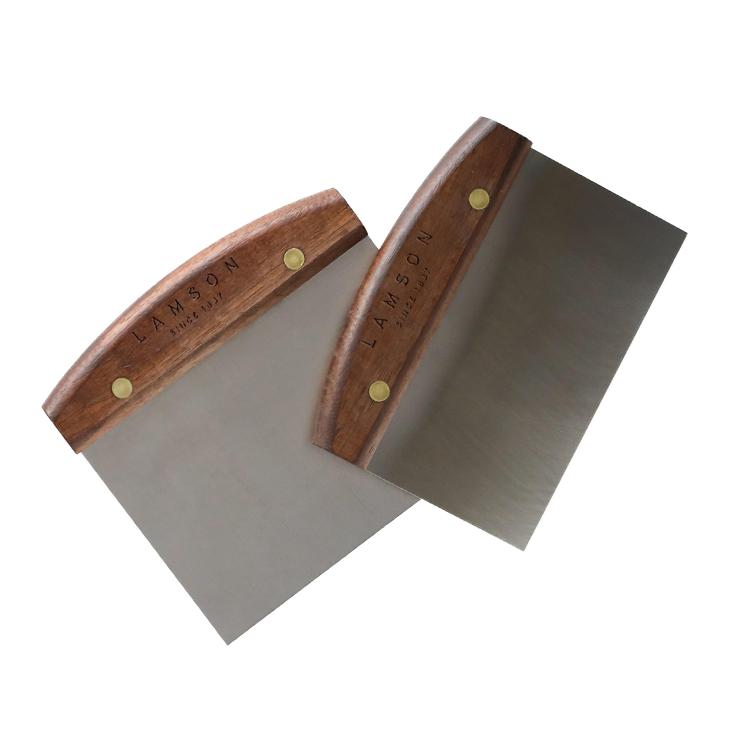 Lamson bench scraper showing full-tang design for stability and durability.