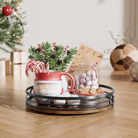 LAMU 360-degree rotation lazy susan enables easy reach for items