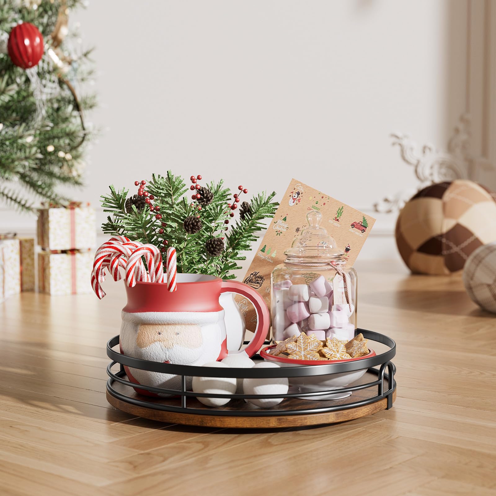 LAMU 360-degree rotation promotes easy access to kitchen essentials.