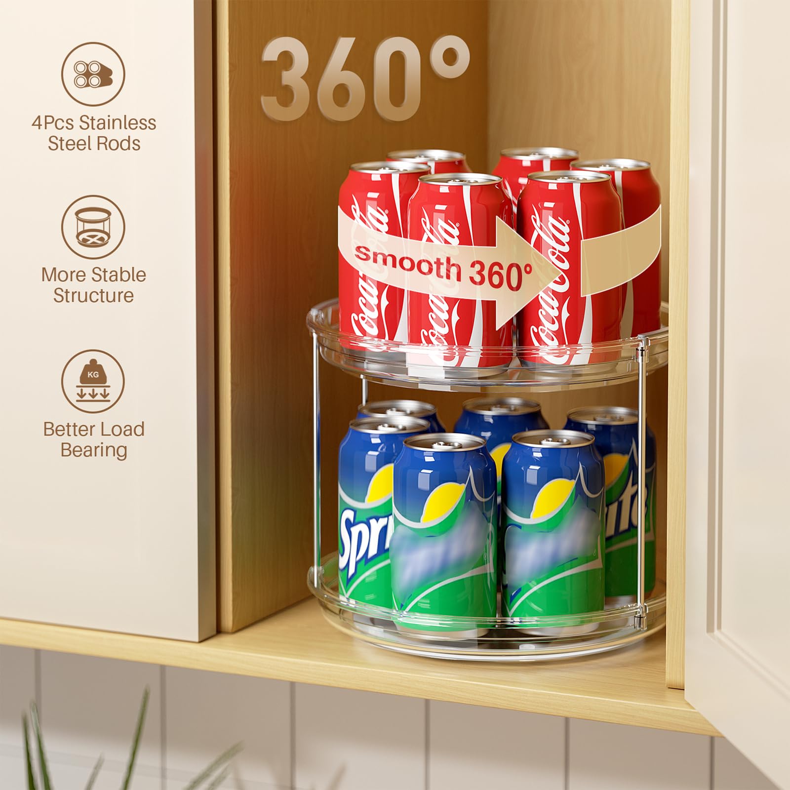 LAMU cabinet organization with spice jars stays visible and reachable