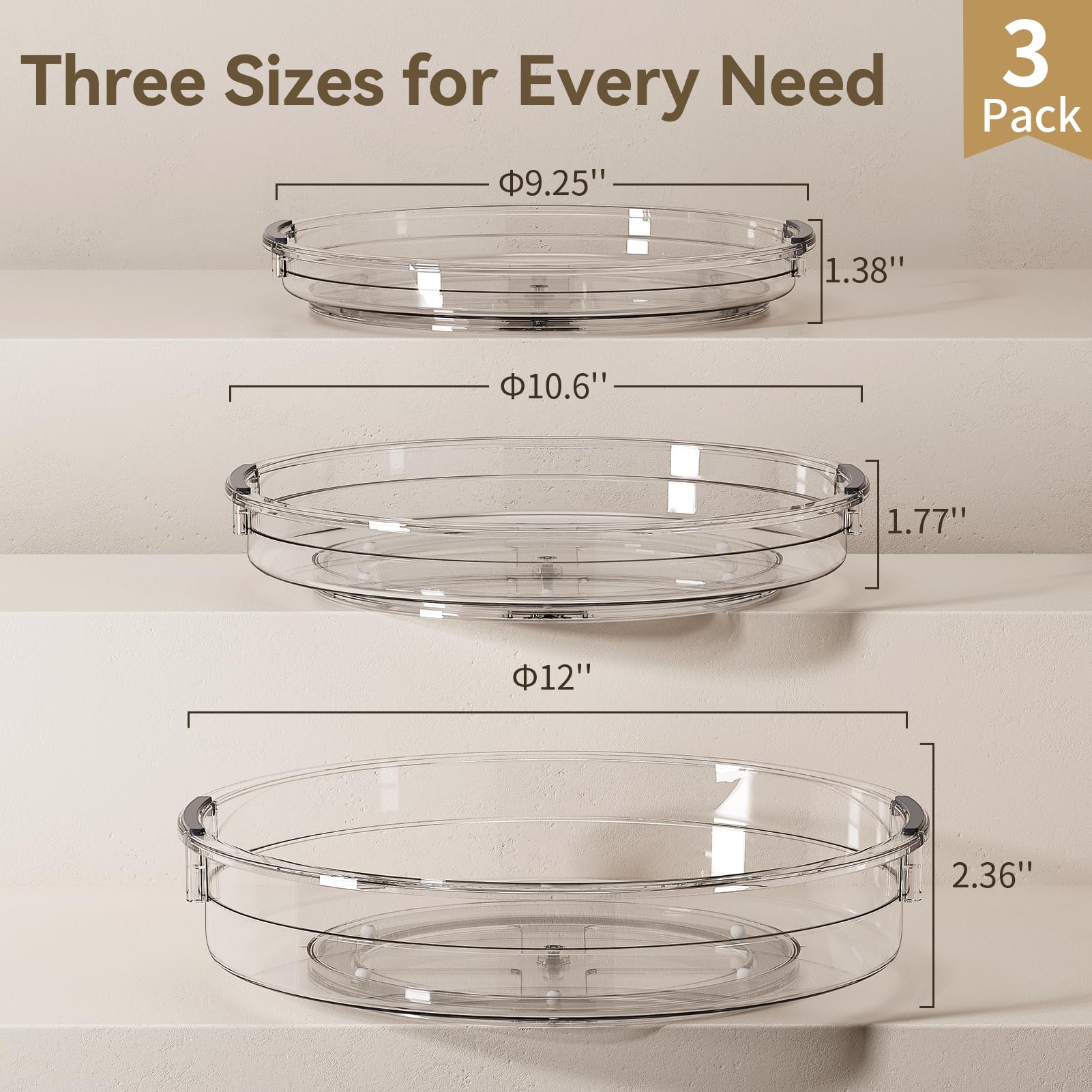 LAMU clear sides improve visibility of contents.