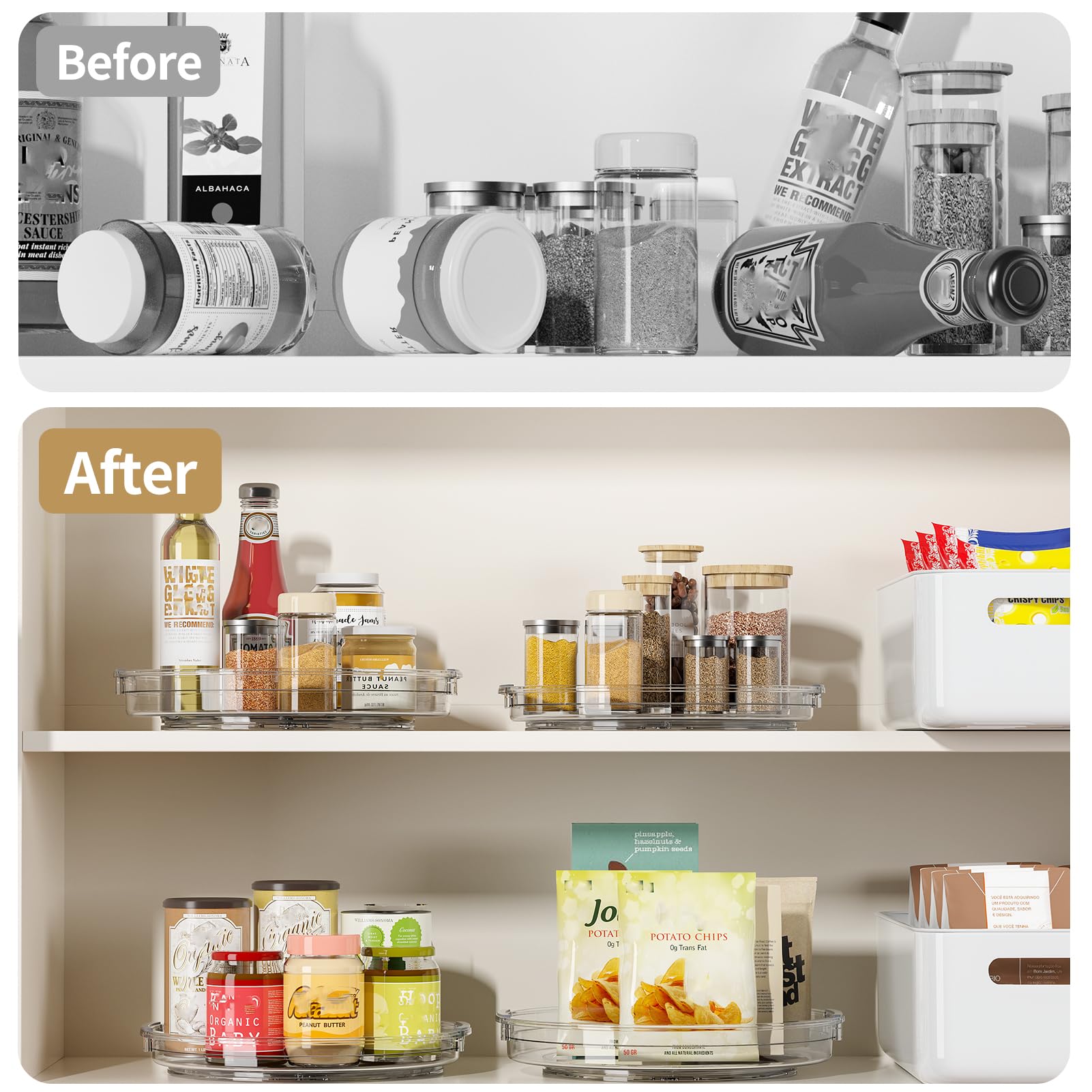 LAMU medicine cabinet organizer keeps pills and remedies within reach.