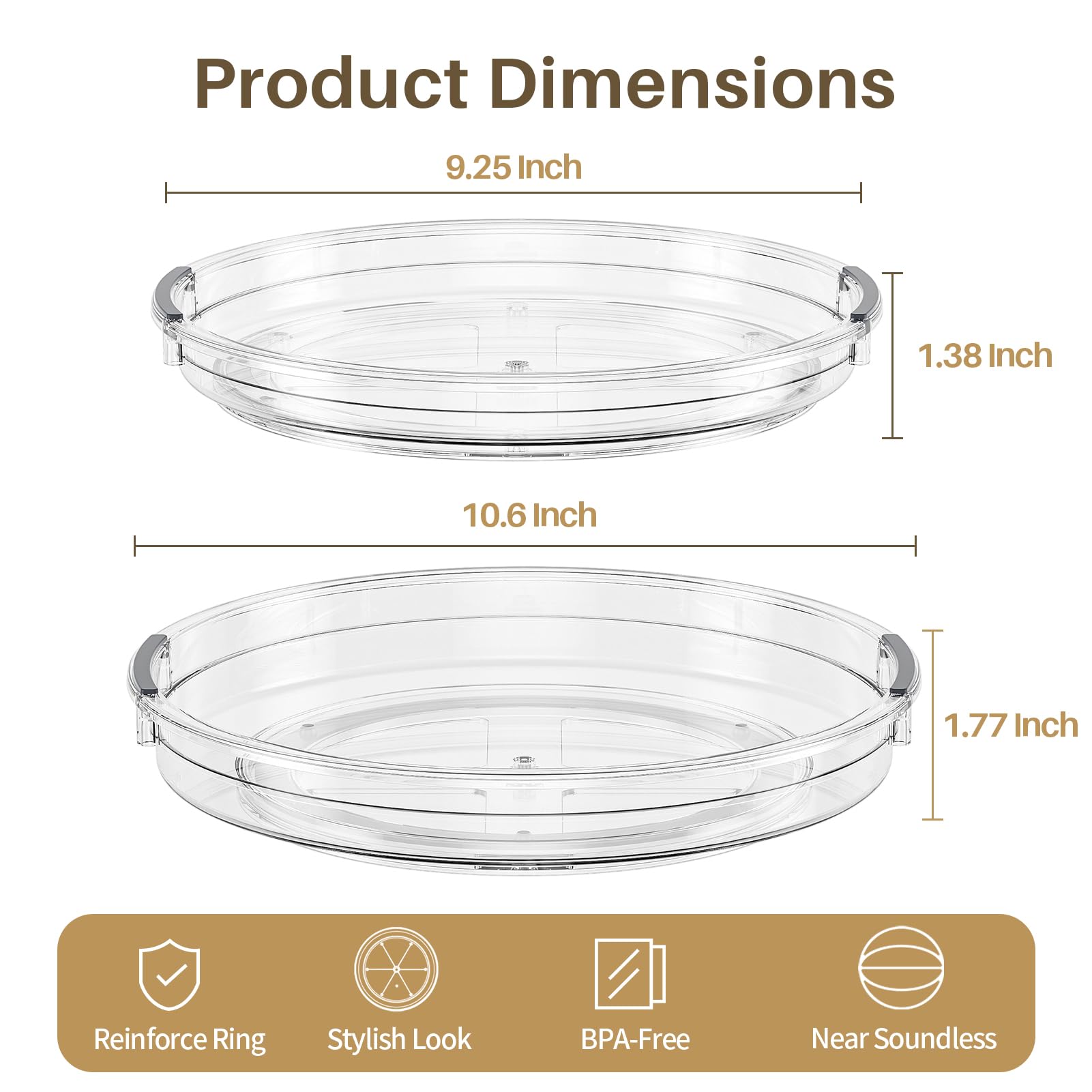 LAMU rotating storage boosts pantry efficiency and item visibility.