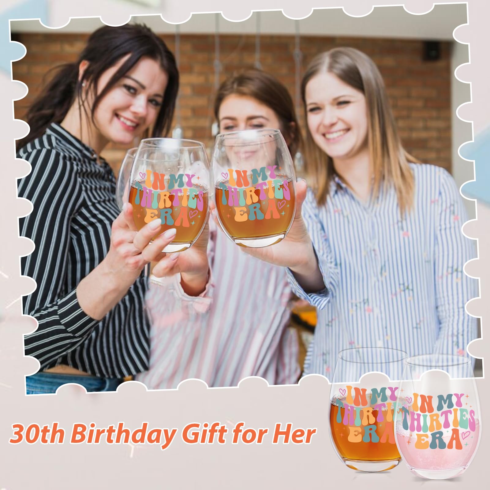 Lamyba Unique 30th birthday decor glass accents gatherings with bright design.