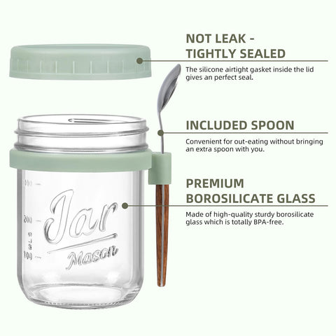 LANDNEOO airtight lids with silicone gaskets keep foods fresh during commute