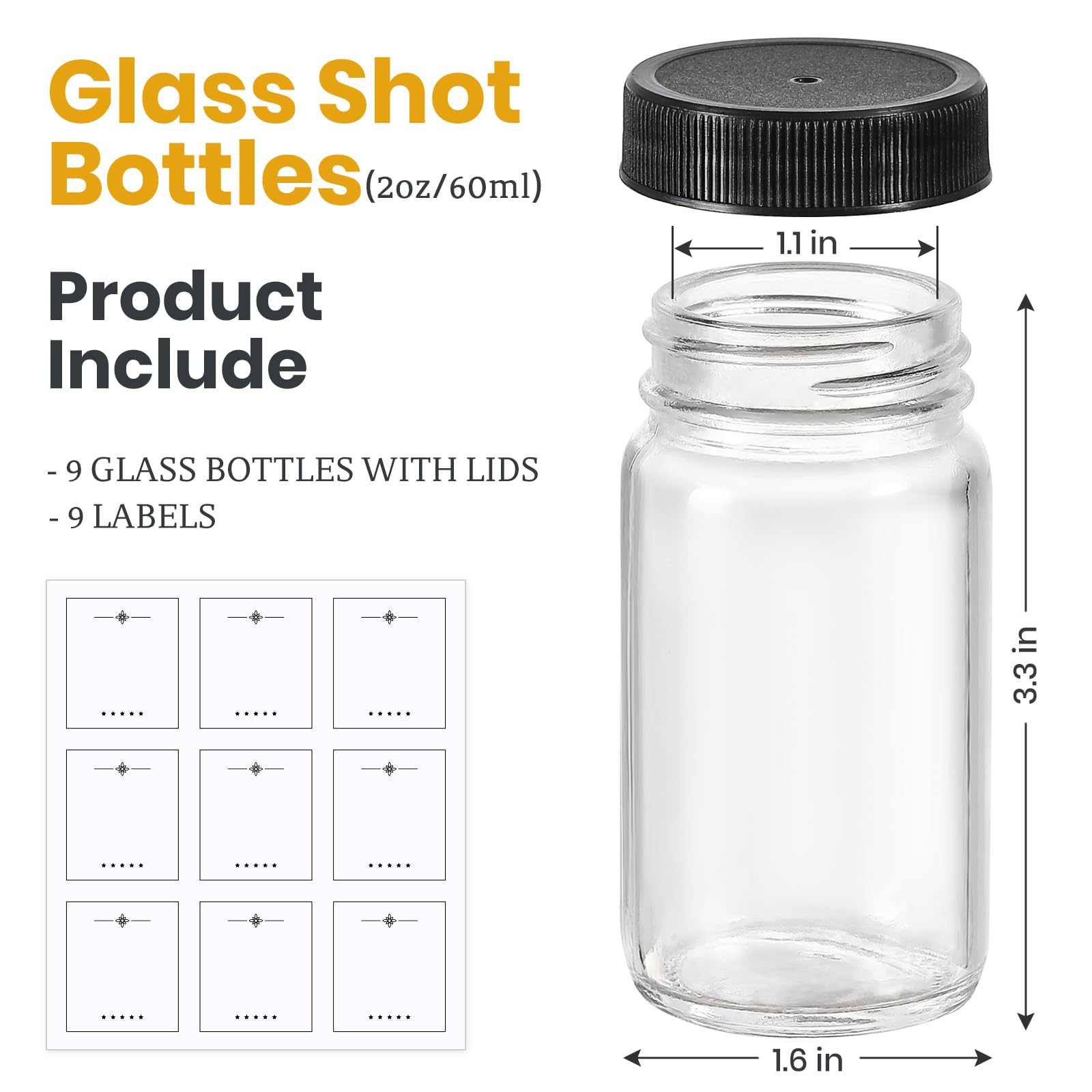 LANDNEOO blank labels included for easy labeling and quick organization.
