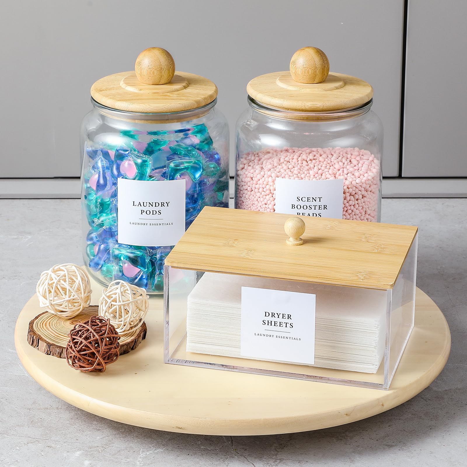LANDNEOO blank labels included for easy labeling on jars